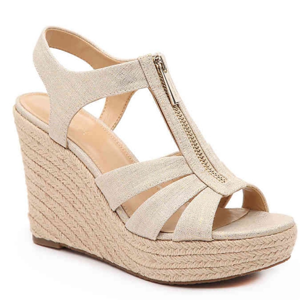 Michael Kors Berkley Espadrille Wedge Sandal NEW 8